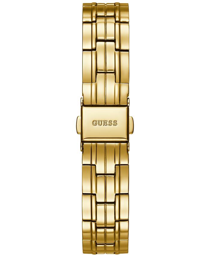 GUESS Women's Gold-Tone Stainless Steel Bracelet Watch 30mm - Macy's