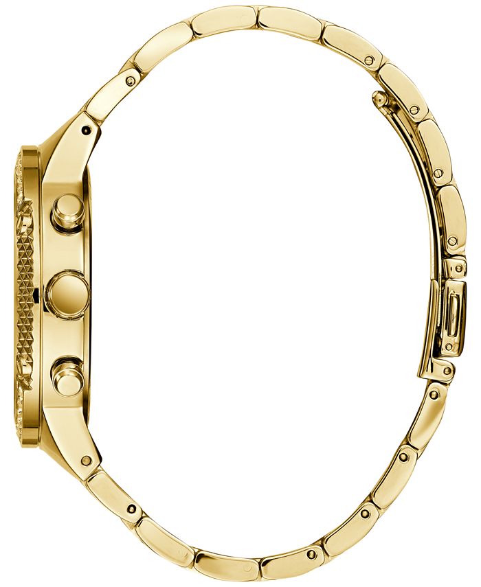 GUESS Women's Gold-Tone Stainless Steel Bracelet Watch 40mm - Macy's