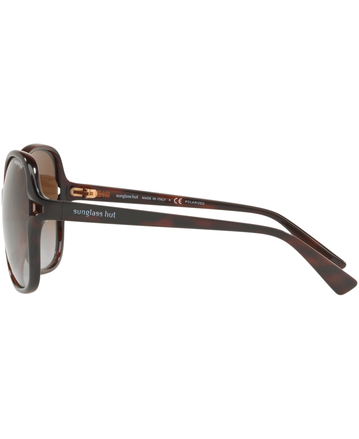Sunglass Hut Collection Polarized Sunglasses , HU2001 60 -BROWN POLARIZED