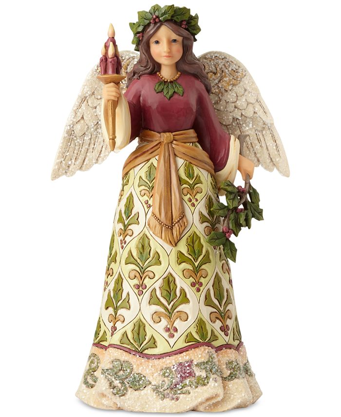 Jim Shore Victorian Angel with Candle Figurine - Macy's