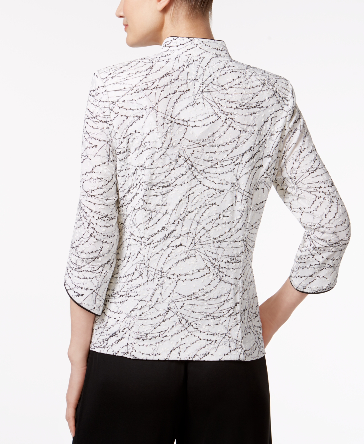 Alex Evenings Printed Jacket And Top Set, Regular & Petite Sizes In Multi