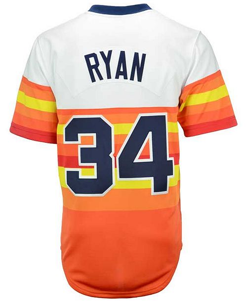 Mitchell & Ness Men's Nolan Ryan Houston Astros Authentic Jersey & Reviews Sports Fan Shop By