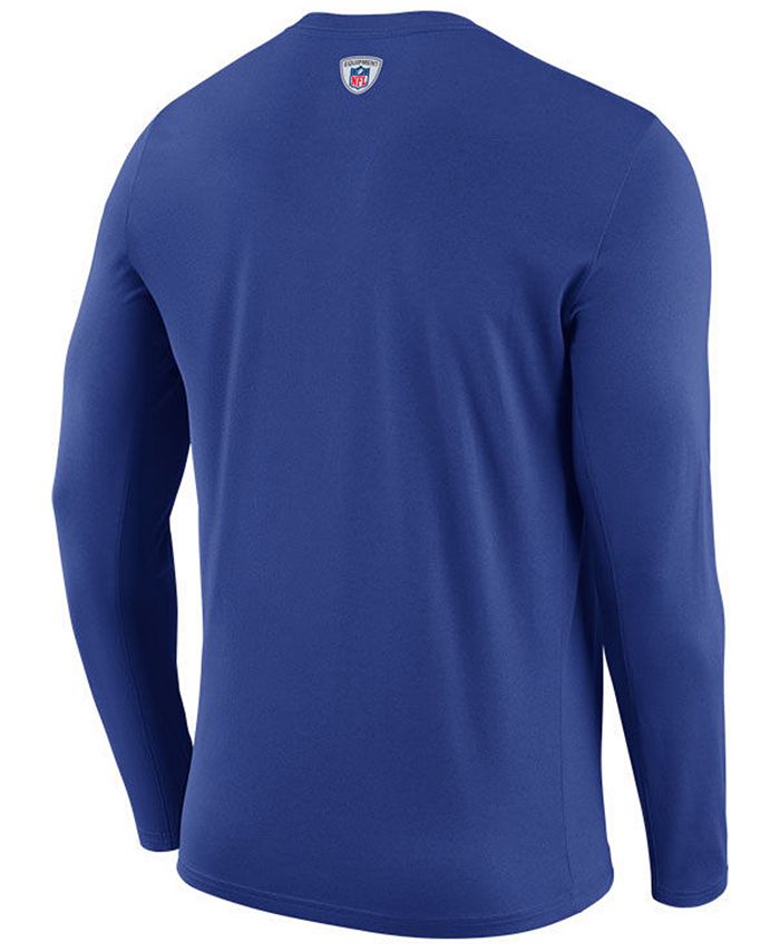 Nike Men's Buffalo Bills Legend Staff Long Sleeve T-Shirt & Reviews ...
