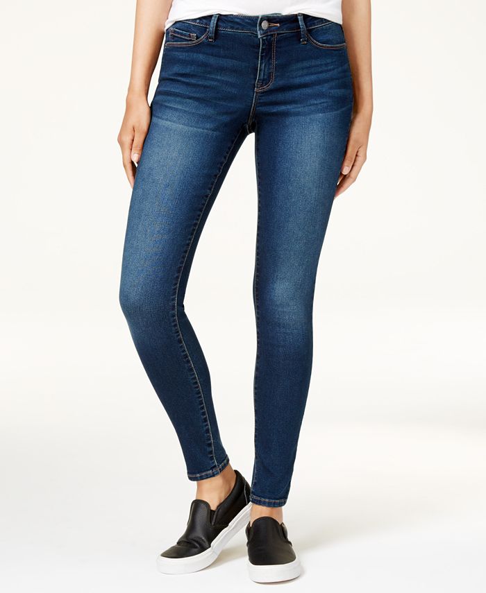 Black Daisy Juniors' Billie Skinny Ankle Jeans - Macy's