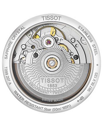 Tissot - Women's Swiss Automatic Chemin De Tourelle Stainless Steel Bracelet Watch 42mm