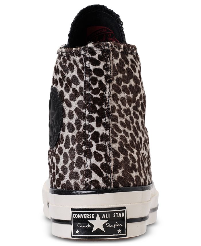 cheetah pony hair converse