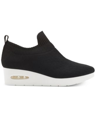 dkny angie slip on wedge sneaker