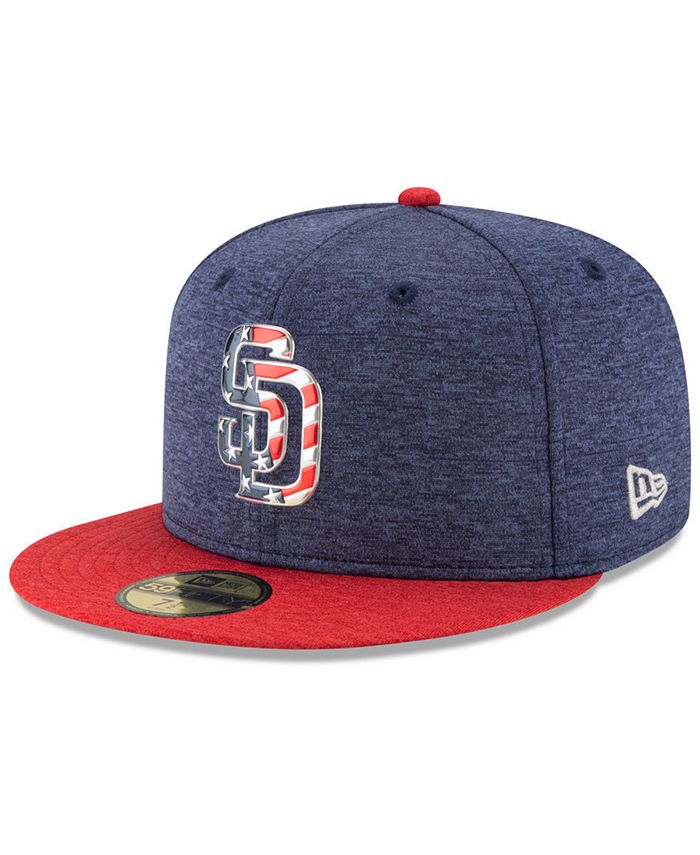 New Era San Diego Padres Authentic Collection Stars & Stripes 59FIFTY ...