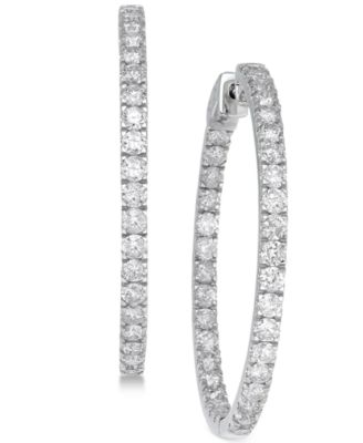 diamond hoop earrings sam's club