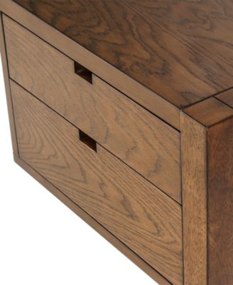 Furniture Scandi 2-Drawer Desk, Quick Ship