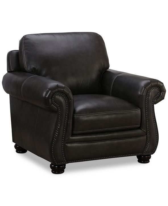 Furniture Roselake Leather Sofa Collection, Created for Macy's