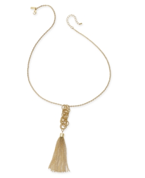 image of Inc Long Tassel Pendant Necklace, Created for Macy-s