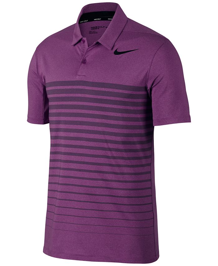 Nike Men's Dri-FIT Striped Polo - Macy's