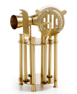 Martha Stewart Collection - Gold 5-Pc. Bar Tool Set