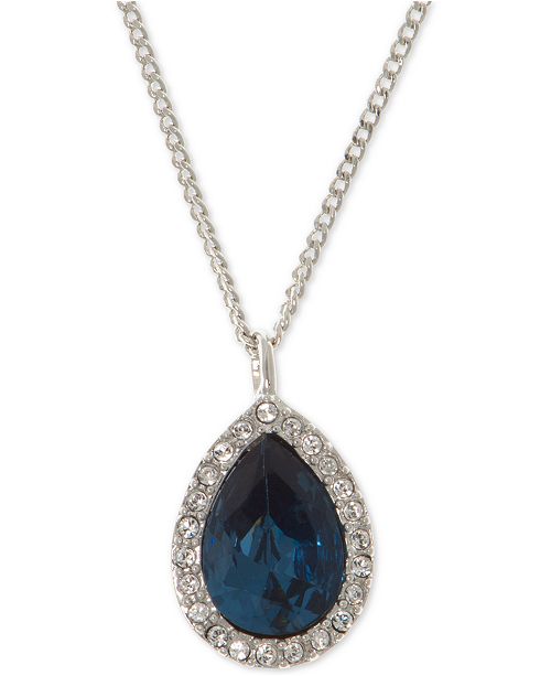 Givenchy Crystal Pendant Necklace & Reviews - Fashion Jewelry - Jewelry ...