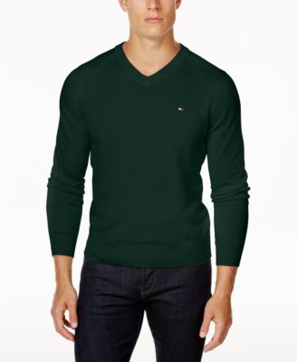 Tommy hilfiger mens 2025 v neck jumper