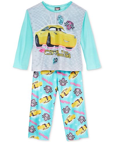 Disney 2-Pc. Cars Cruz Pajama Set, Toddler Girls - Pajamas - Kids ...