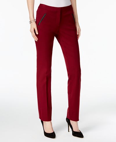 macy's leather pants