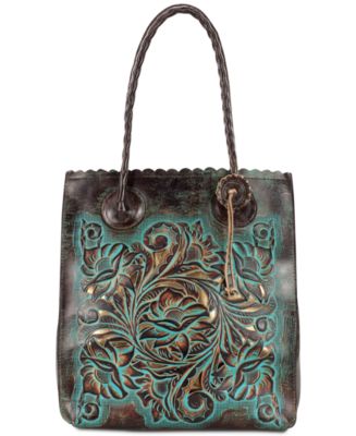 Patricia Nash Turquoise Tooled Leather Cavo Tote Macy s