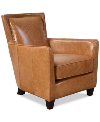 Furniture - Bradano Leather Chair, Only at Macy's