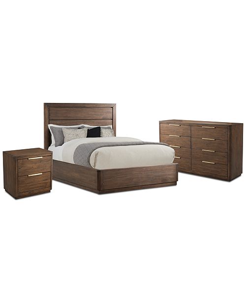 furniture closeout! bromley bedroom furniture set, 3-pc. (queen