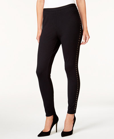 Style & Co Studded Leggings, Created for Macy's - Pants - Women - Macy's