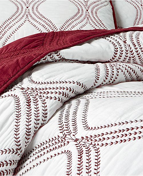 Martha Stewart Collection CLOSEOUT! Gramercy Gate Reversible Full/Queen