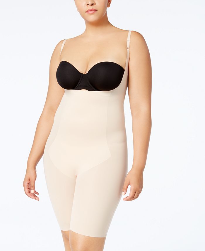Spanx SPANX Shapewear for Women Thinstincts Open-Bust Mid-Thigh Bodysuit  (Regular and Plus Sizes)