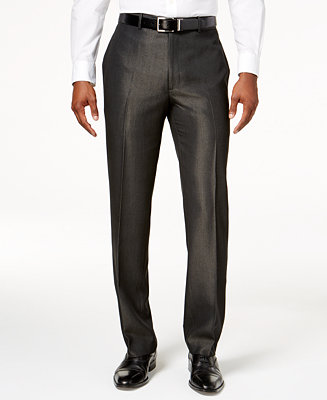 Alfani Men's Textured Dress Pants, Created for Macy's - Macy's