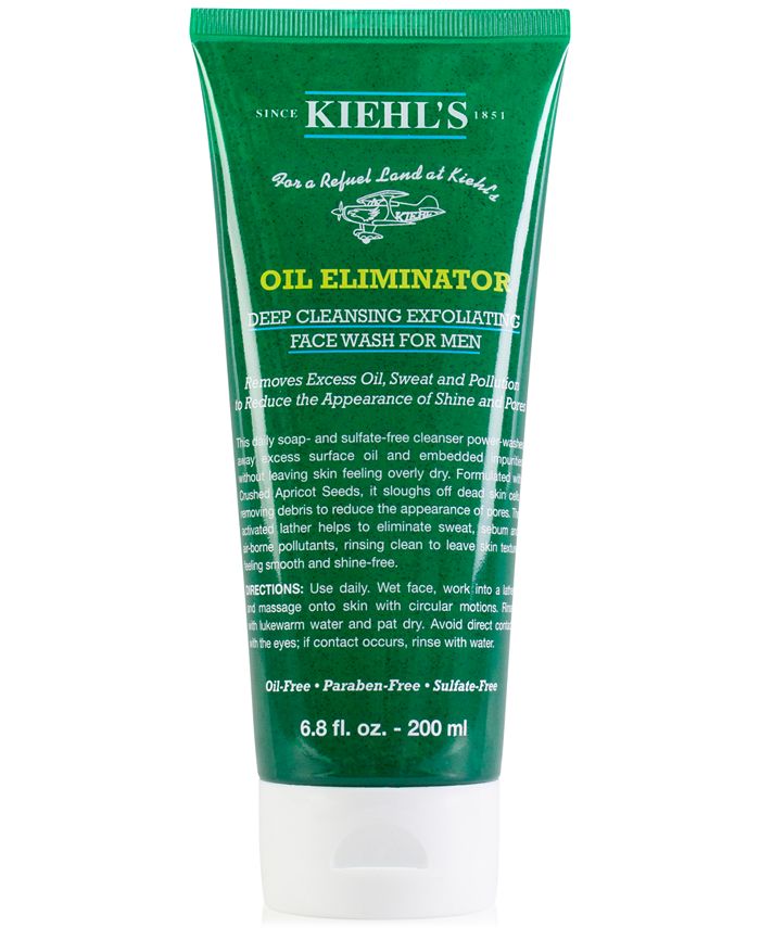 Kiehl's Since 1851 - Oil Eliminator Deep Cleansing Exfoliating Face Wash For Men, 6.8-oz.