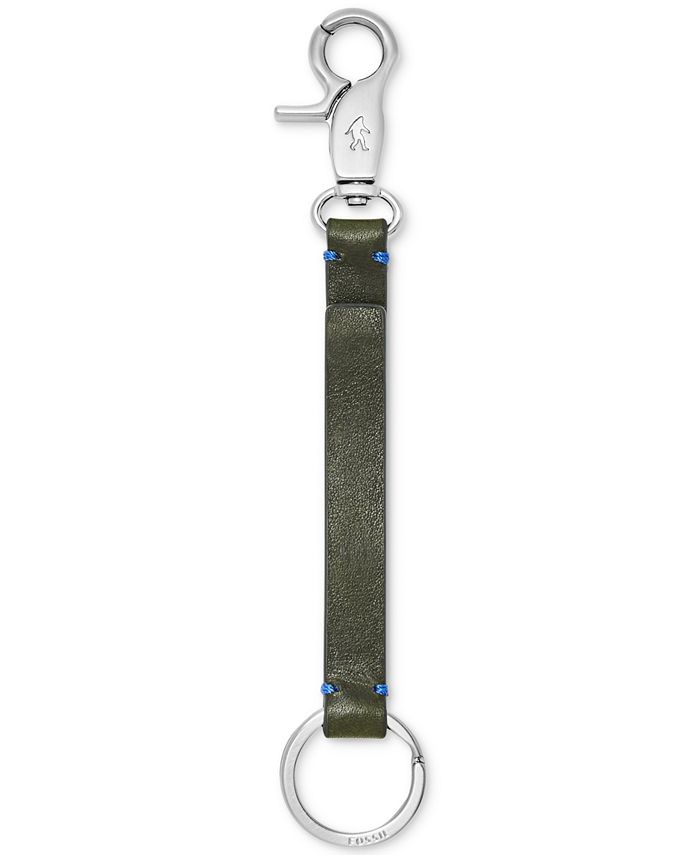 Fossil leather hotsell keychain