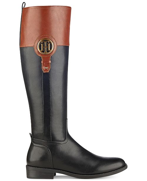 Tommy Hilfiger Ilia Riding Boots, Created for Macy's Boots Shoes