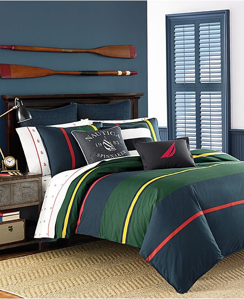 Nautica Heritage Classic Stripe Bedding Collection Bedding