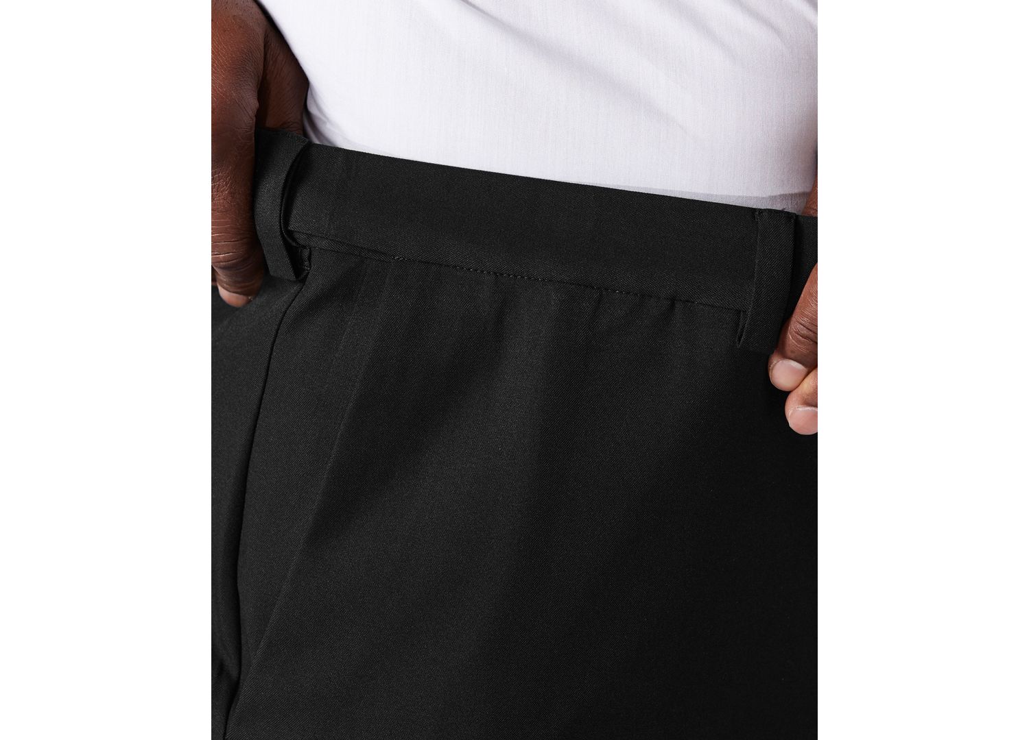 Men's Big & Tall Cool 18® PRO Classic-Fit Expandable Waist Flat Front Stretch Dress Pants
