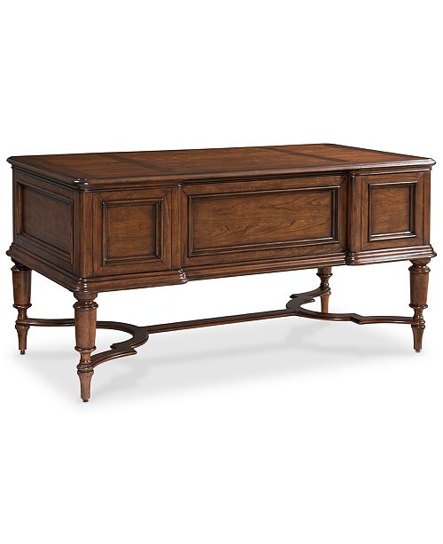 Furniture Clinton Hill Cherry Home Office Writing Desk, Created for Macy&#39;s & Reviews - Furniture ...