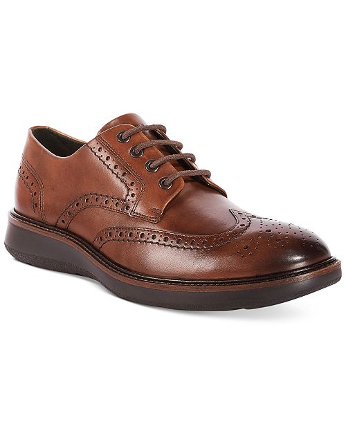 Ecco Men S Lhasa Brogue Tie Dress Shoes Reviews All Men S