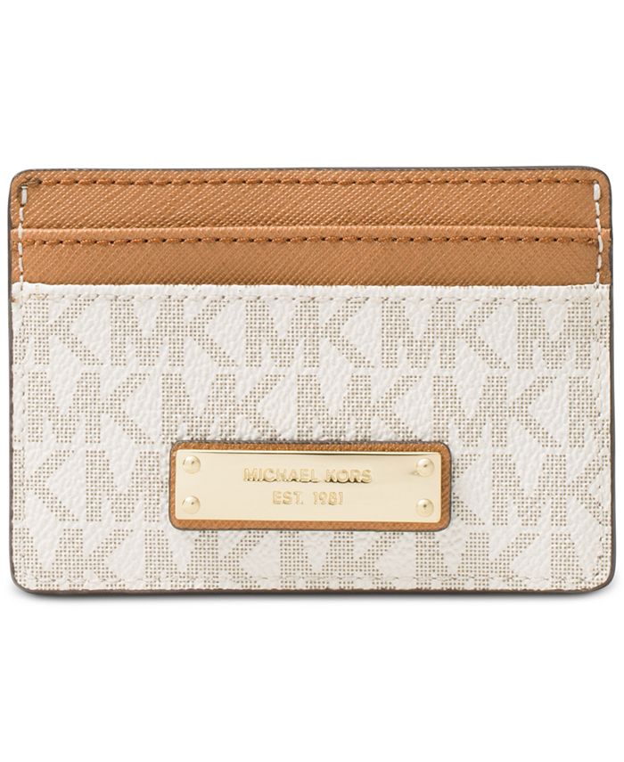 Michael Kors Signature Card Holder & Reviews - Handbags & Accessories -  Macy's