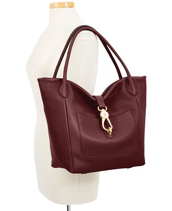 Dooney Bourke Belvedere Lock Leather Tote Macy s