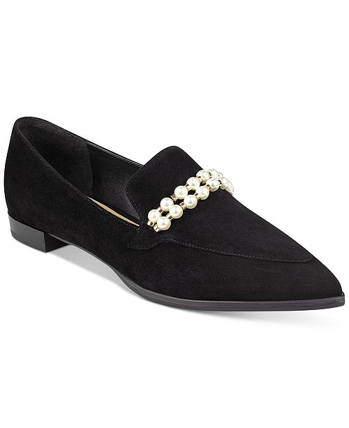 Marc Fisher Kneel PearlEmbellished Dress Flats Flats Shoes Macy's