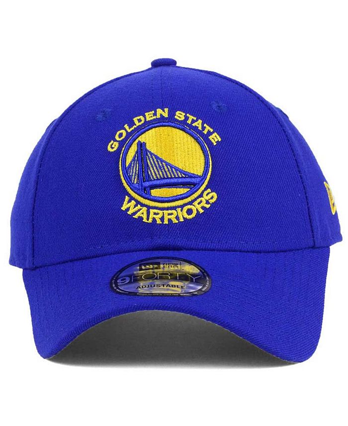 New Era Golden State Warriors League 9FORTY Adjustable Cap - Macy's