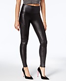 NEW SPANX Faux Leather Moto Leggings in Black - Size XS #1352