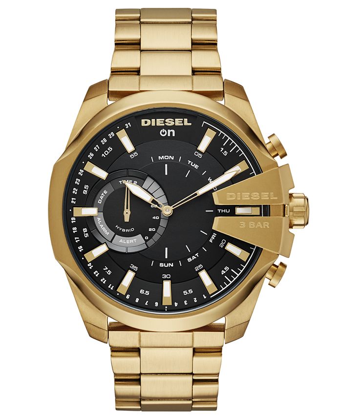 diesel smart watch gold