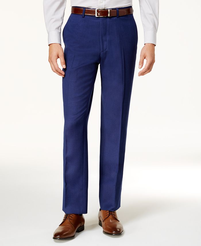 Perry Ellis Men's Slim-Fit Blue Micro-Dot Suit - Macy's
