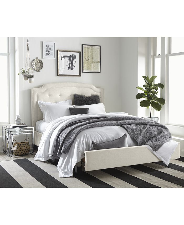 Furniture - Malinda Upholstered Storage California King Bed