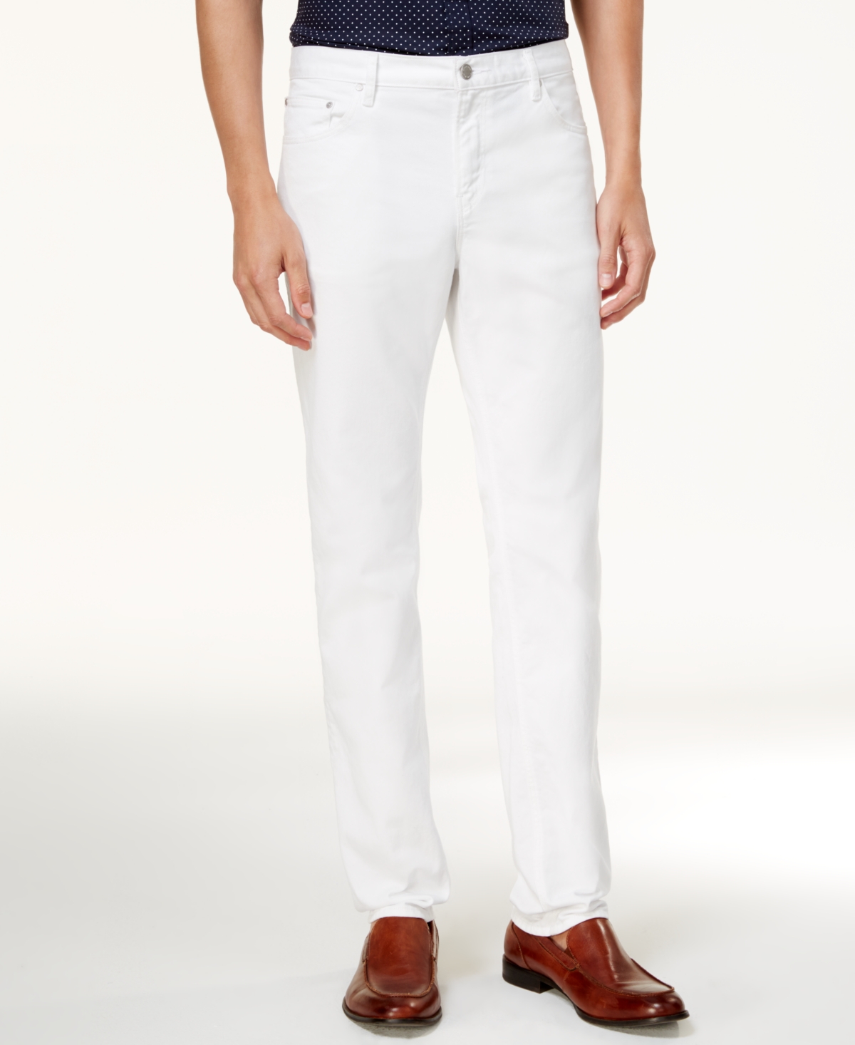 Men's Parker Slim-Fit Stretch Jeans - White
