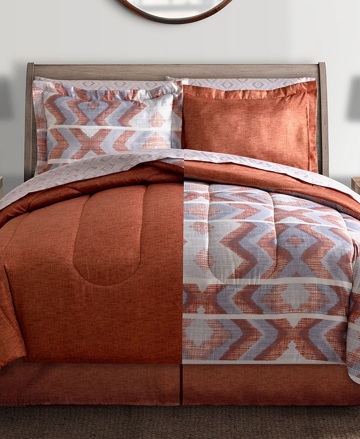 Fairfield Square Collection CLOSEOUT! Pueblo 8Pc. Queen Reversible