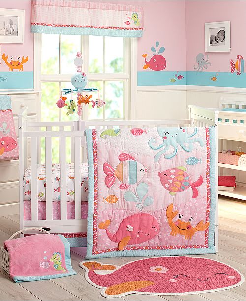 Carter S Sea Collection 4 Piece Crib Bedding Set Reviews Macy S
