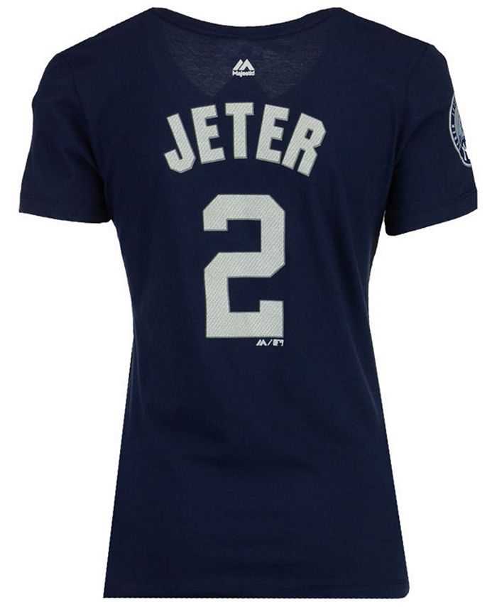 Majestic Women's Derek Jeter New York Yankees Player T-Shirt - Macy's