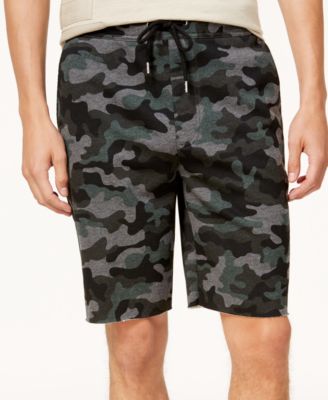 camouflage sweat shorts