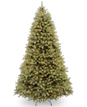 National Tree Company 9' Feel Real Downswept Douglas Fir Tree With 900 Dual Color Led Lights & PowerConnect